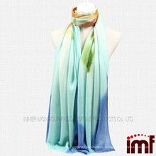 2014 new style ladies fashion wool printed shawl hand painted shawls